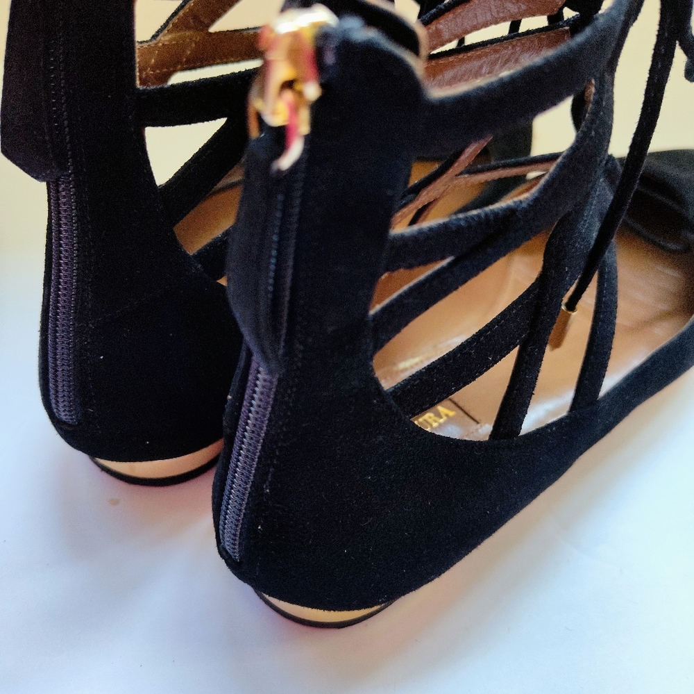 ‼️SOLD‼️‼️ BELGRAVA FLATS BLACK SUEDE(SOLD) - Picture 5 of 12